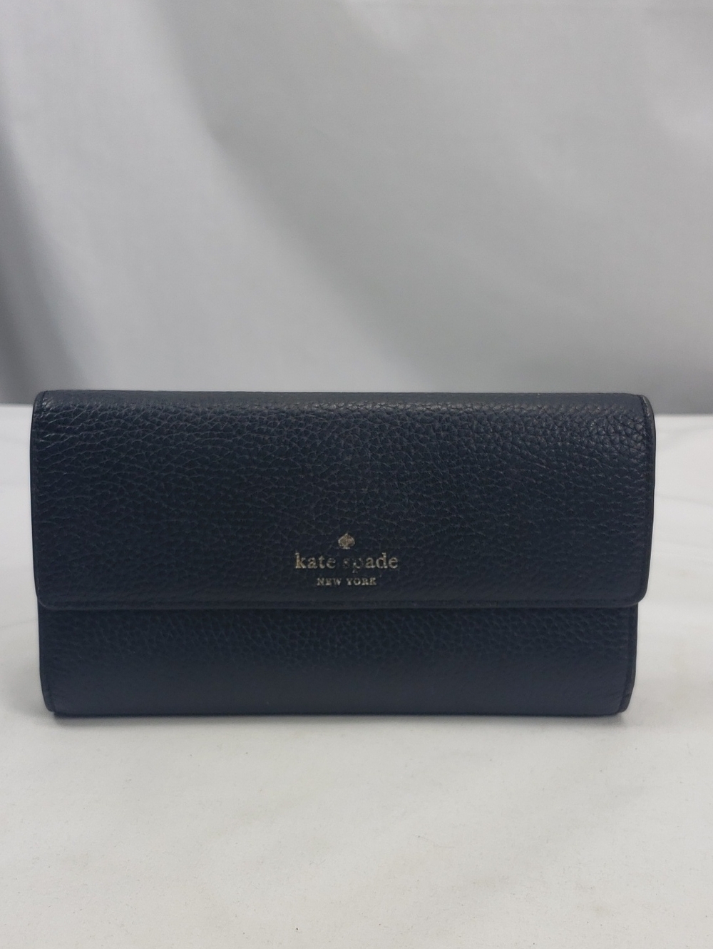 Kate Spade Black Pebbled Leather Wallet